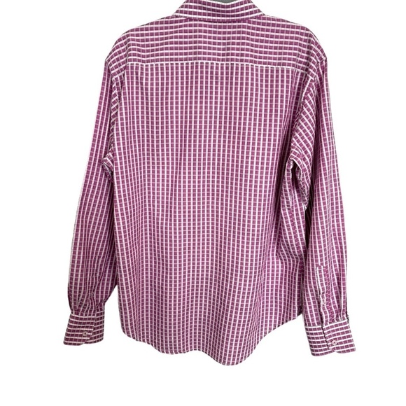 ROBERT Graham Luxury Long Sleeve Dress Shirt Pink and White Check Patter… - Picture 3 of 16